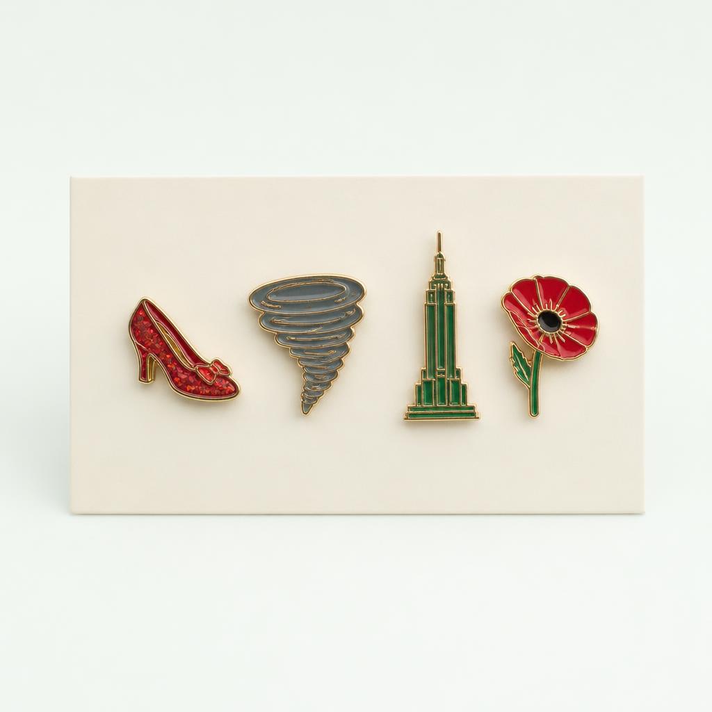 Oz Enamel Pin Set (4)