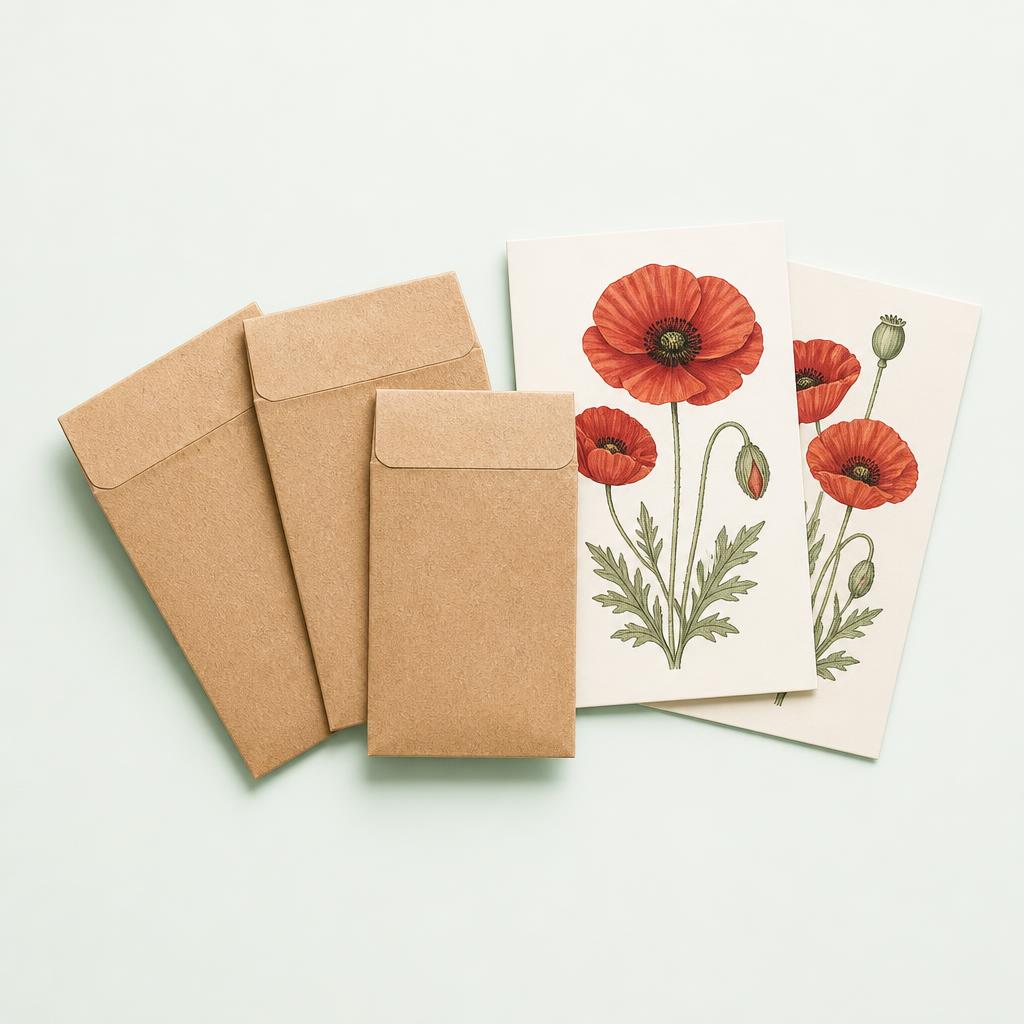 Poppy Seed Packet Trio