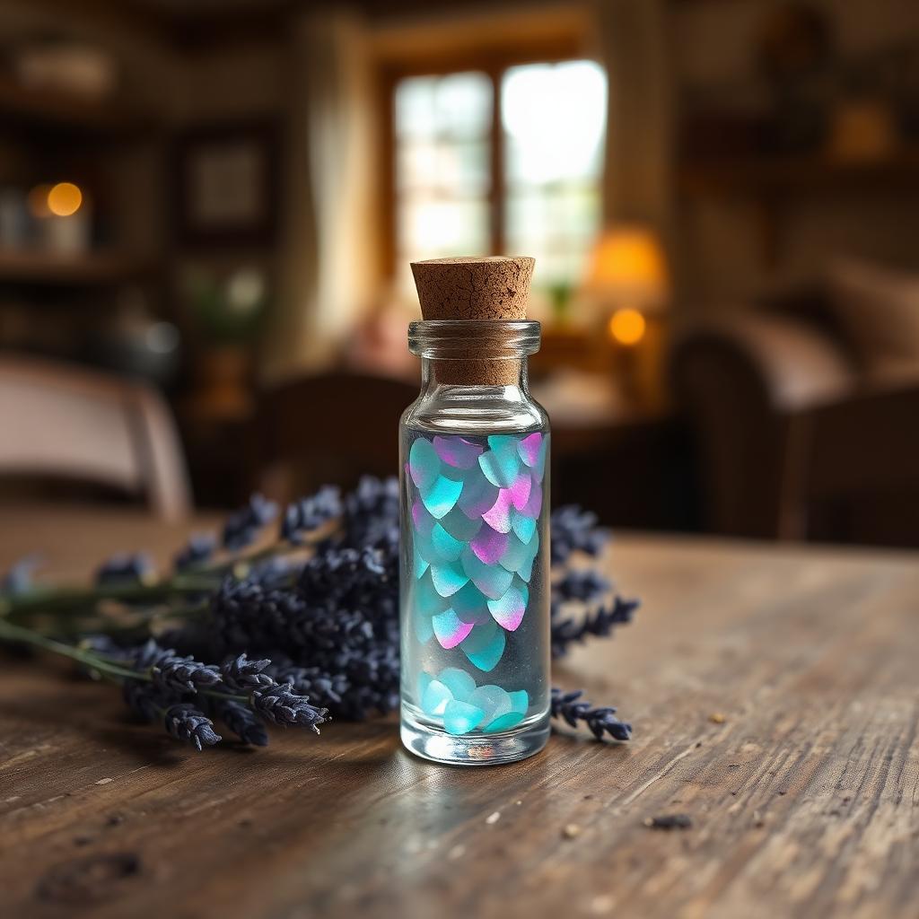 Mermaid Scale Vial