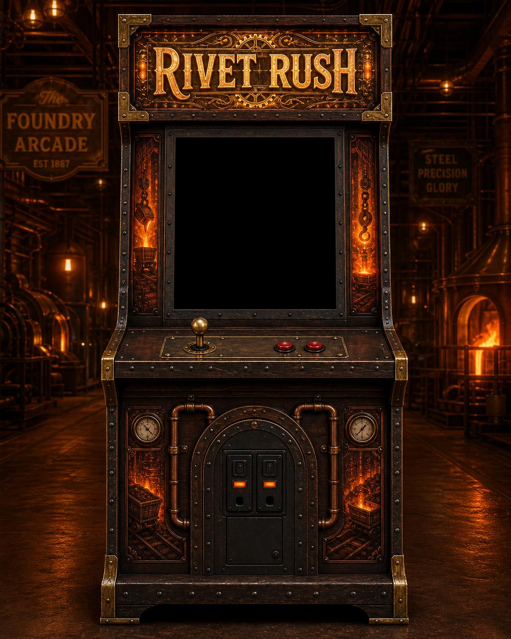 Rivet Rush arcade cabinet
