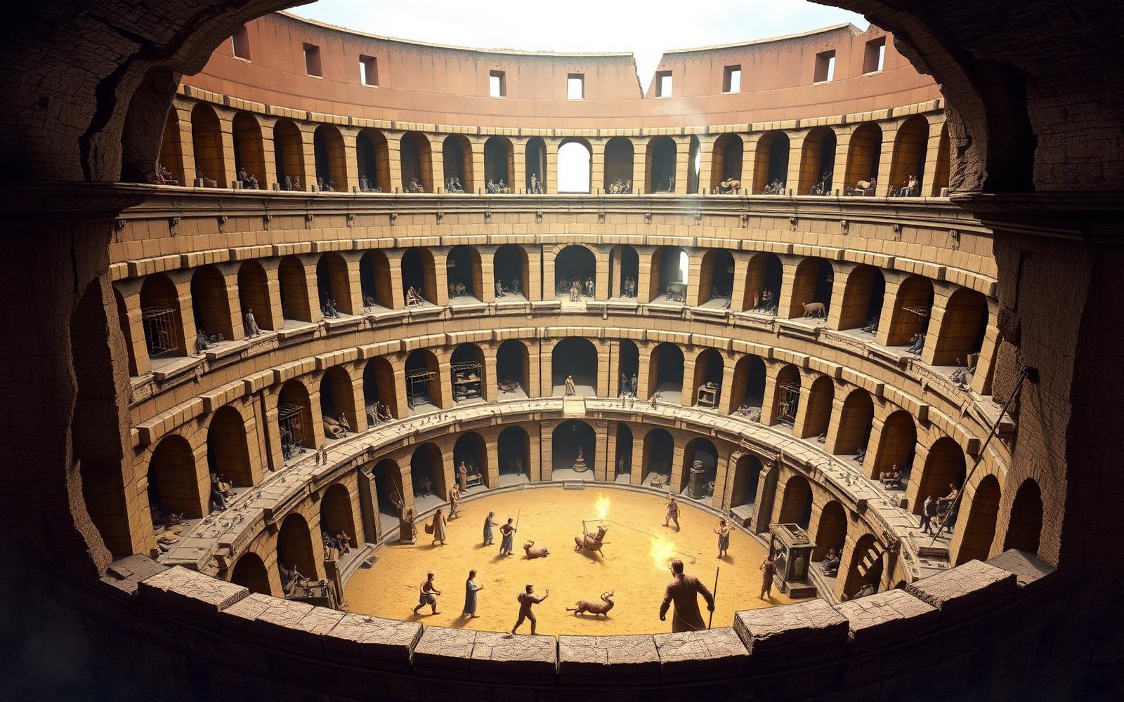 The hypogeum — under the sand