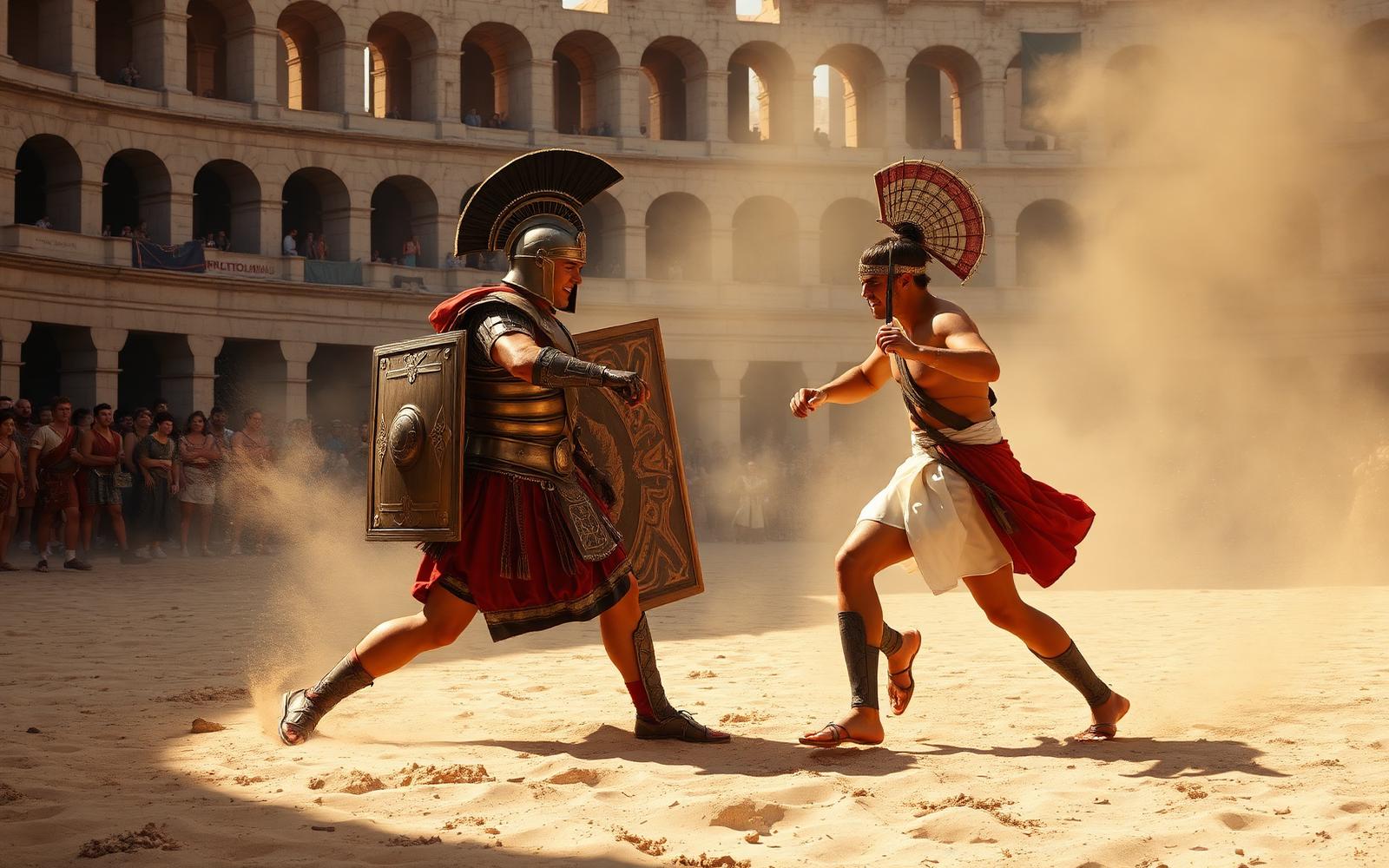 Gladiators — the stars of the arena