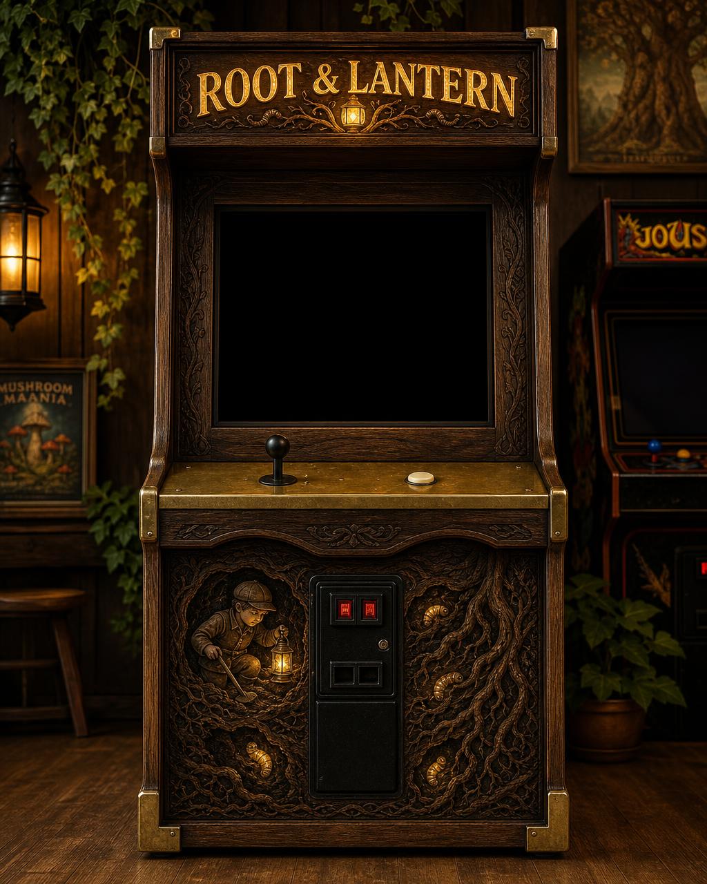 Root & Lantern arcade cabinet