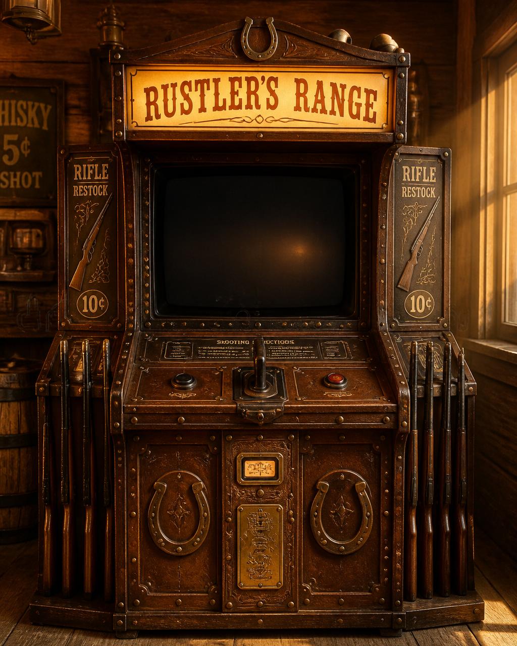 Rustler's Range arcade cabinet