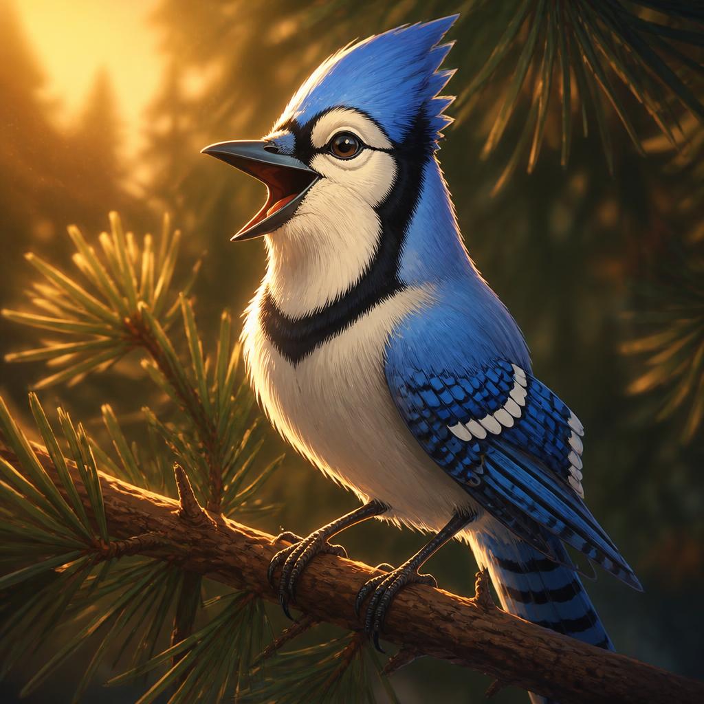 Sammy Jay, a Blue jay
