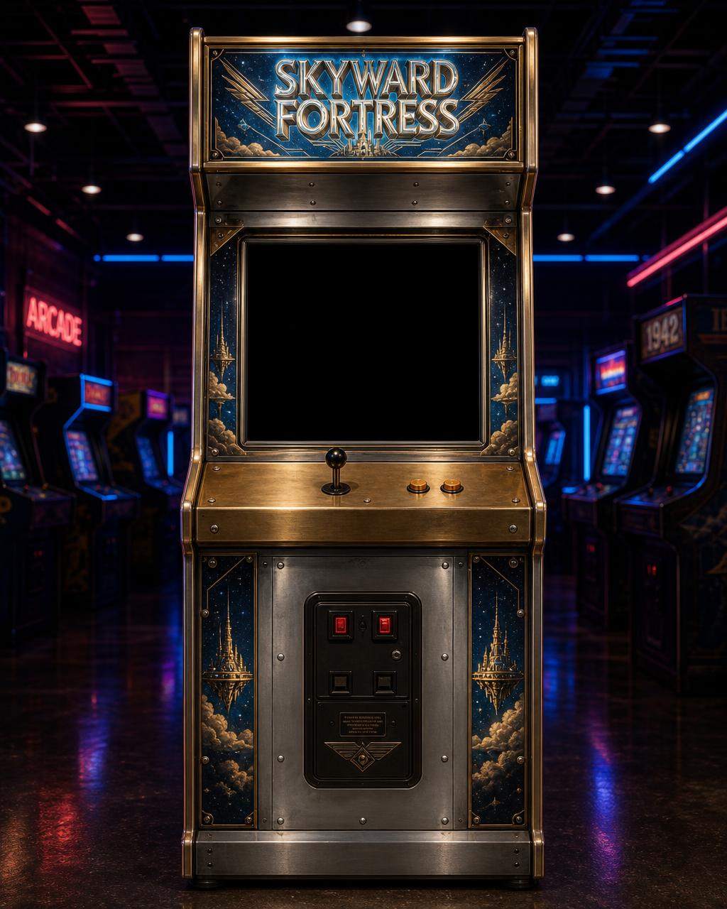 Skyward Fortress arcade cabinet
