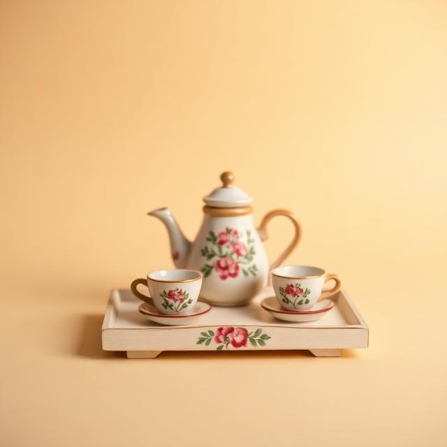 The Rosebud Tea Set