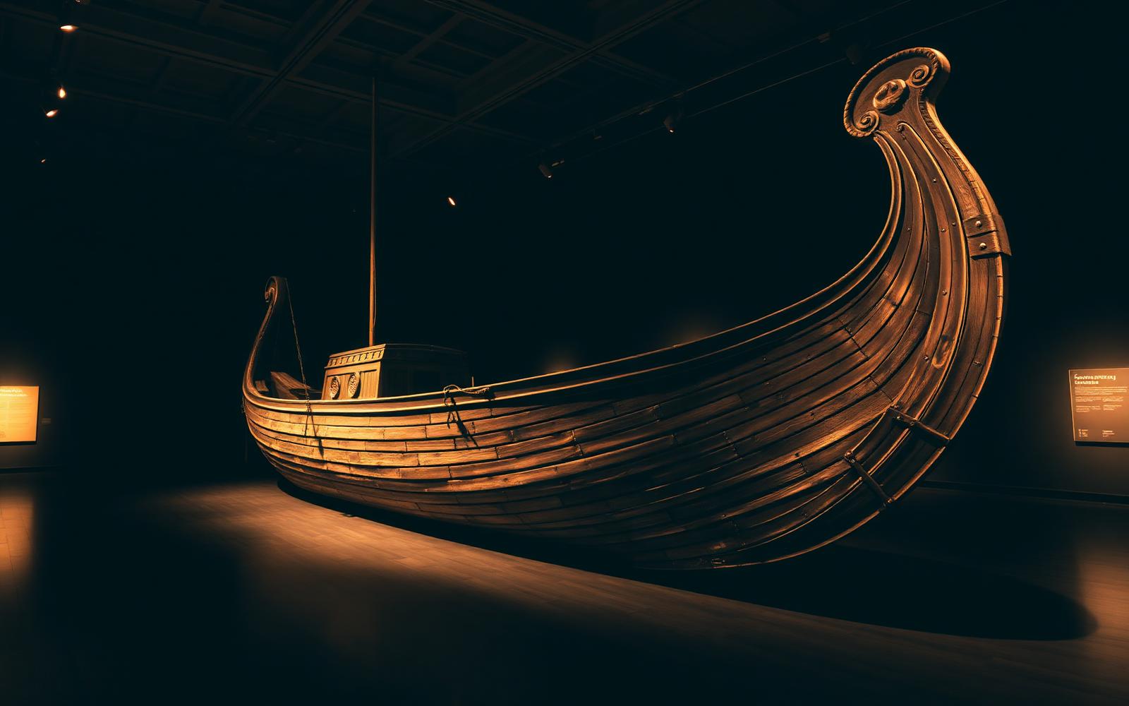 The Oseberg ship — buried, then dug up