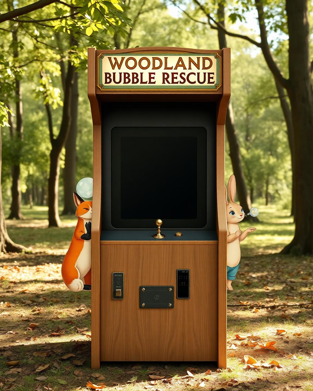 Woodland Bubble Rescue arcade cabinet