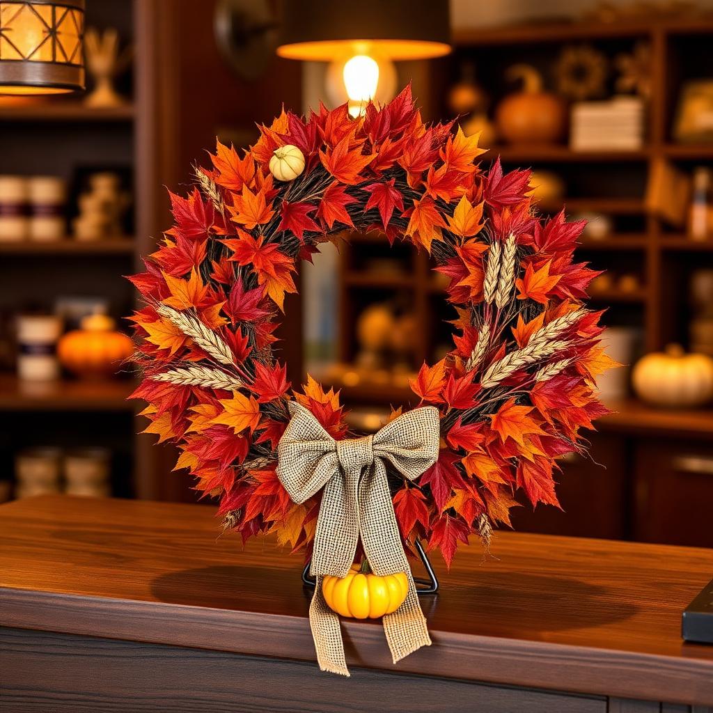 Harvest Leaf Wreath